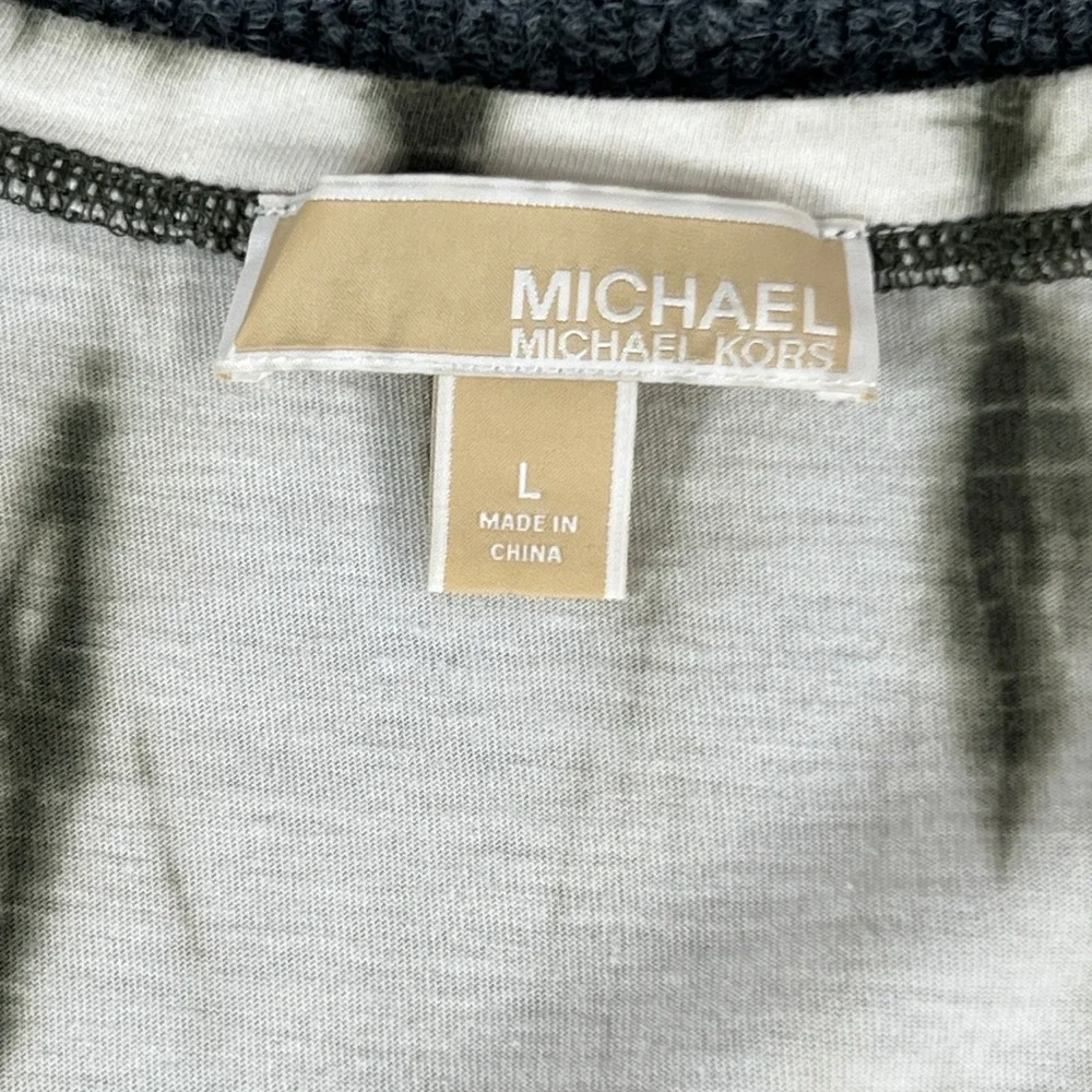 Michael‎ Kors Women Tie Dye Drawstring Waist Tunic Dress Size L